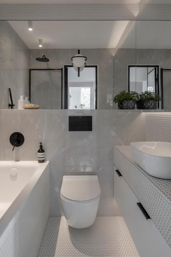 Stylowy Apartament Przy Metrze Warschau Buitenkant foto